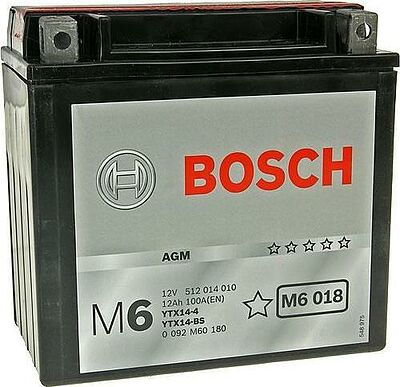 Bosch M6 12 А/ч прямая (151x70x131)