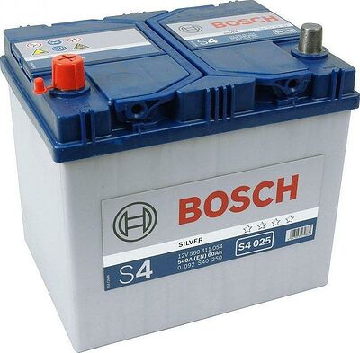 Bosch S4 60 А/ч прямая конус азис (232x173x225)