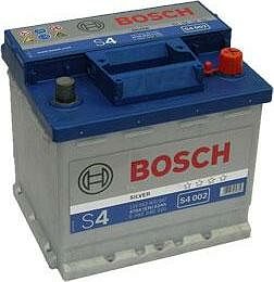 Bosch S4 52 А/ч обратная конус стандарт (207x175x190)