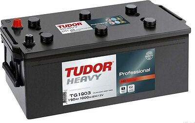 Tudor Heavy Professional 190 А/ч прямая конус стандарт (513x223x223)