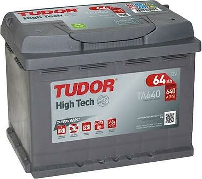 Tudor High-Tech 64 А/ч обратная конус стандарт (242x175x190)