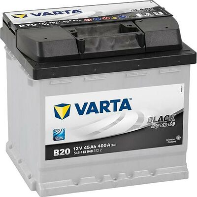 Varta BLACK dynamic 45 А/ч прямая конус стандарт (207x175x190)