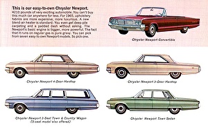 Подбор шин на Chrysler Newport 1965