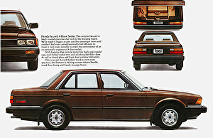 Подбор шин на Honda Accord 1982