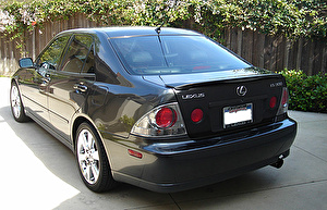 Подбор шин на Lexus IS 2001