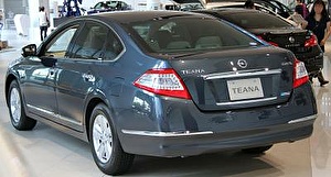 Подбор шин на Nissan Teana 2012