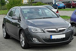 Подбор шин на Opel Astra J 2014
