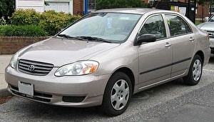 Подбор шин на Toyota Corolla 2004