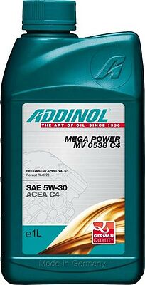 Addinol Mega Power MV 0538 C4 5W-30 1л