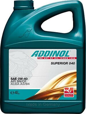 Addinol Superior 040 0W-40 4л