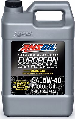 AMSoil European Car Formula Full-SAPS Synthetic Motor Oil 5W-40 3.78л