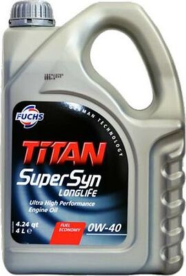 FUCHS Titan SuperSyn Longlife 0W-40 4л