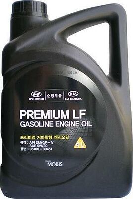 Hyundai Premium Gasoline 5W-20 SL/GF-3 4л