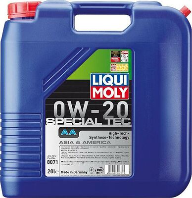 Liqui Moly Special Tec AA 0W-20 20л