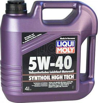Liqui Moly Synthoil 5W-40 High Tech 4л
