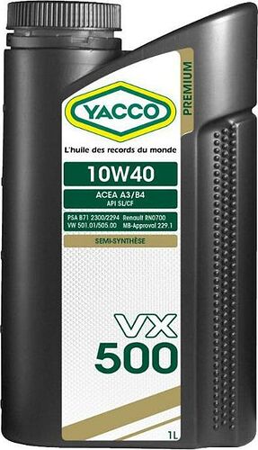 Yacco VX 500