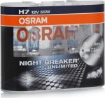 Лампа H7 (55) PX26d+110% NIGHT BREAKER UNLIMITED (евробокс, 2шт) 12V OSRAM