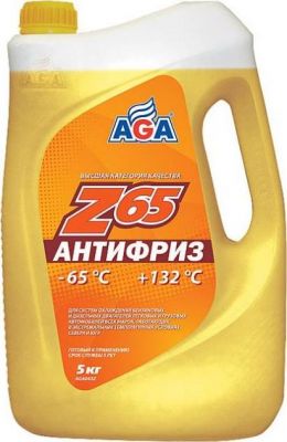 Антифриз AGA Z-65 желтый (5 кг)043Z