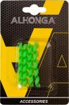 Защитная накладка на оболочку троса Alhonga HJ-PX008-GR, цвет зеленый (комплект 4 шт.).