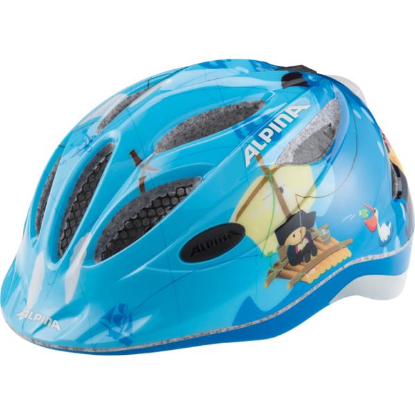 Летний шлем ALPINA JUNIOR / KIDS Gamma 2.0 Flash pirate (см:46-51)