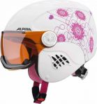 Зимний Шлем Alpina CARAT VISOR white-pink (см:54-58)