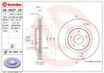 Brembo 09.A637.21 тормозной диск на MITSUBISHI ASX (GA_W_)