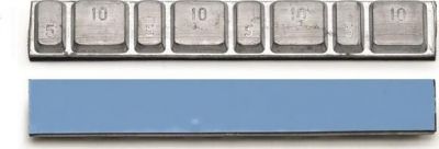 CLIPPER 0051 Грузик балансировочный для литого диска самоклеящиеся 60гр. (лента синий) широкий (0051)