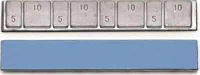 CLIPPER 0052 Грузик балансировочный для литого диска самоклеящиеся 60гр. (лента синий) узкий (0052)