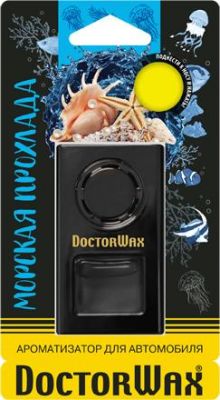 Doctor Wax Ароматизатор воздуха на дефлектор обдува. Морская прохлада (DW0817)