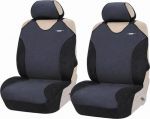 FORMA 3014 Чехол-рубашка на переднее сиденье с подголовником комбинированный сеткой черный 4шт