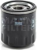 Mann W8027 -filter Фильтр масляный CITROEN/PEUGEOT/FORD/LAND ROVER 2.2D/2.4D 06-