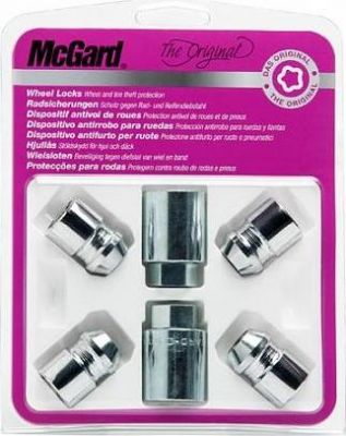 McGard 34152 SU Секретки колесные гайка M12x1,25 хром, длинна 32,5 mm, конус, под ключ 19 mm, (2 ключа)