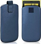 Чехол-карман для телефонов (L, синий)