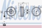 NISSENS Мотор отопителя VOLVO S60/S80/XC70/XC90 (87036)