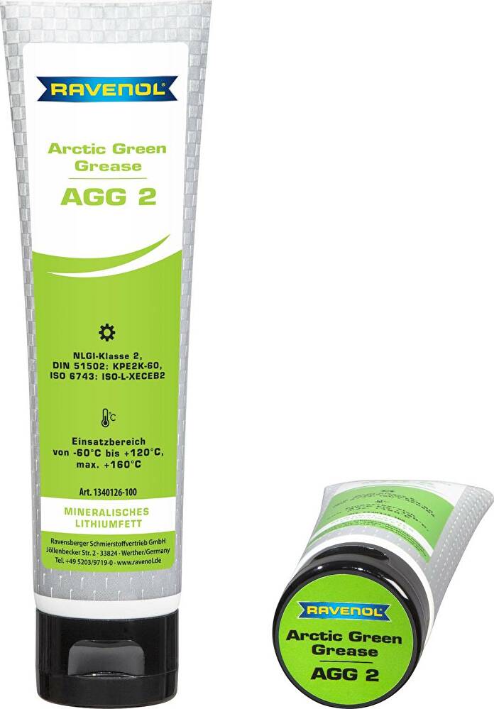 RAVENOL 4014835844780 Смазка Arctic Green Grease AGG2 (0,1кг)
