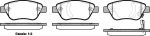 REMSA Колодки передние OPEL Corsa D (1605359, 0858.31)