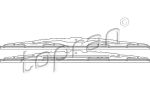 Topran 108 965 щетка стеклоочистителя на AUDI A6 Avant (4B5, C5)