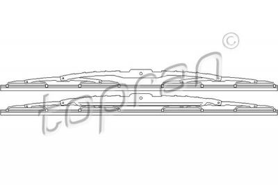 Topran 108 965 щетка стеклоочистителя на AUDI A6 Avant (4B5, C5)