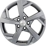 Khomen Wheels KHW1712 (A4) 7x17 5x112 ET 46 Dia 66.6 G-Silver