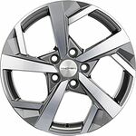 Khomen Wheels KHW1712 (Camry) 7x17 5x114.3 ET 45 Dia 60.1 Gray-FP