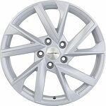 Khomen Wheels KHW1714 (Audi A4) 7x17 5x112 ET 49 Dia 66.6 F-Silver