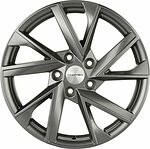 Khomen Wheels KHW1714 (Audi A4) 7x17 5x112 ET 49 Dia 66.6 Gray