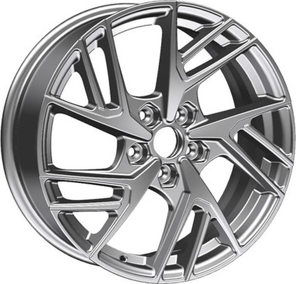Khomen Wheels KHW1722 (Coolray) 6.5x17 5x114.3 ET 45 Dia 54.1 F-Silver