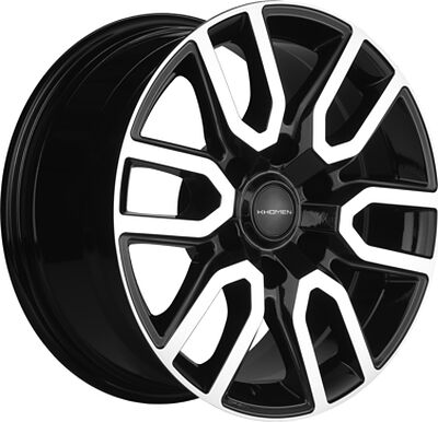 Khomen Wheels KHW1723 (Toyota LC Prado/Lexus GX) 8x17 6x139.7 ET 25 Dia 106.1 Black-FP