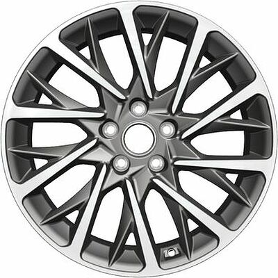 Khomen Wheels KHW1804 (Audi A4/A6) 7.5x18 5x112 ET 39 Dia 66.6 Gray-FP