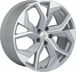Khomen Wheels KHW2006 (Q8) 8.5x20 5x112 ET 20 Dia 66.5 Brilliant Silver-FP