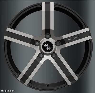 MK Forged Wheels XLIII 6.5x16 5x112 ET 37 Dia 66.6 черный