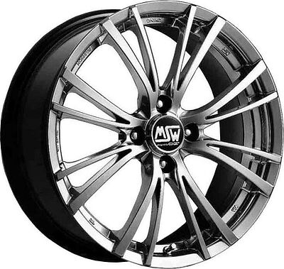 MSW 20 7x15 4x100 ET 37 Dia 68 Silver Full Polished