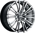 MSW 20 7x15 4x100 ET 37 Dia 68 Silver Full Polished
