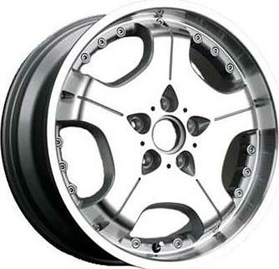 TG Racing Lre 008 9.5x18 5x114.3 ET 38 Dia 73.1 silver polished